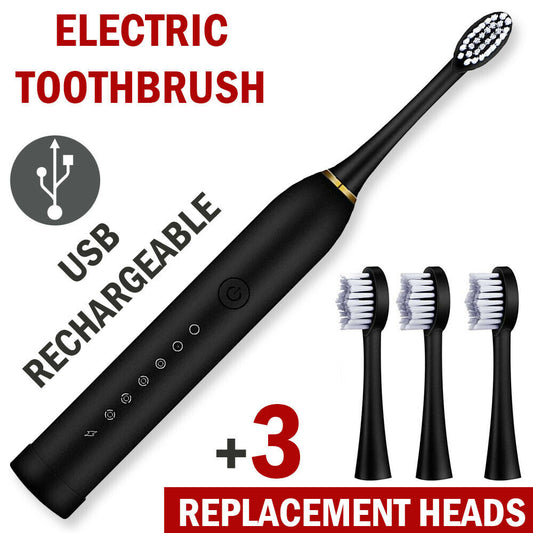 Electric Toothbrush Rechargeable - For Adults And Kids